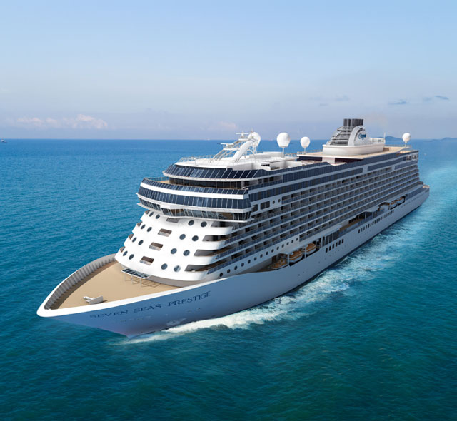 Seven Seas Prestige™ — Regent Seven Seas Cruises luxury cruise ship exterior